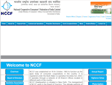 Tablet Screenshot of nccf-india.com